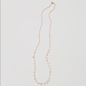 Loft mixed metal mini disc necklace