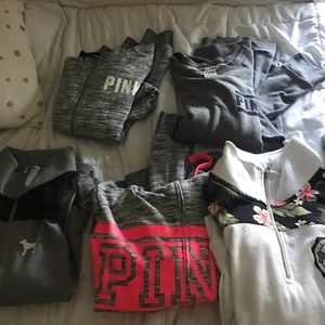 Pink sweatshirts make an offer