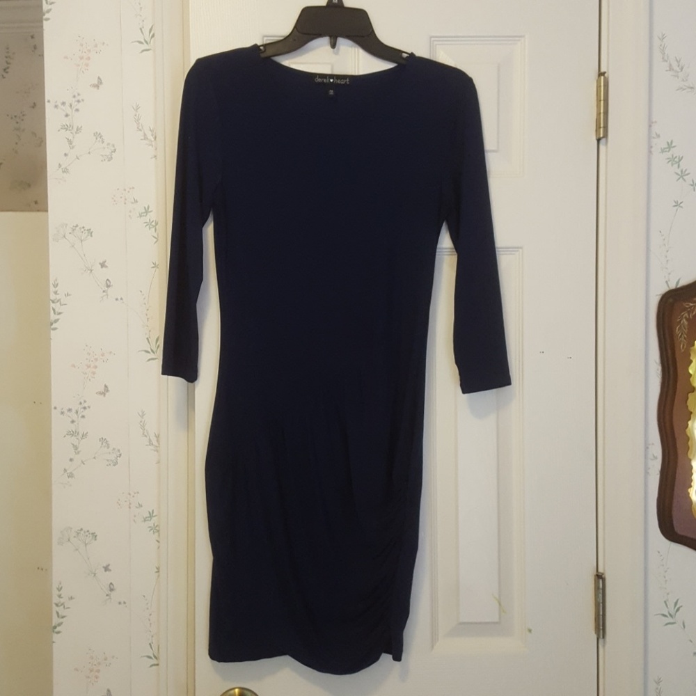 Navy long sleeve dress