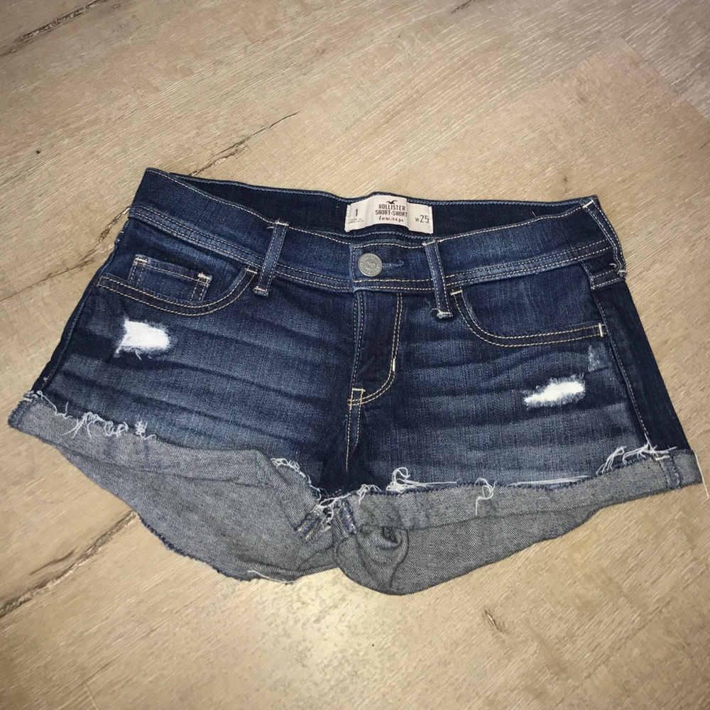 Denim shorts