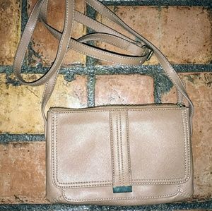 Beige Neiman Marcus crossbody