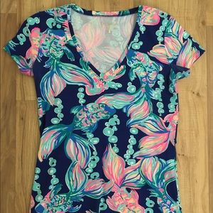 EUC Lilly Pulitzer Michelle Top Going Coastal