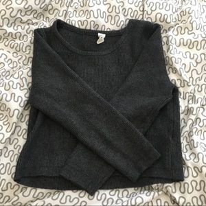 cropped sweater