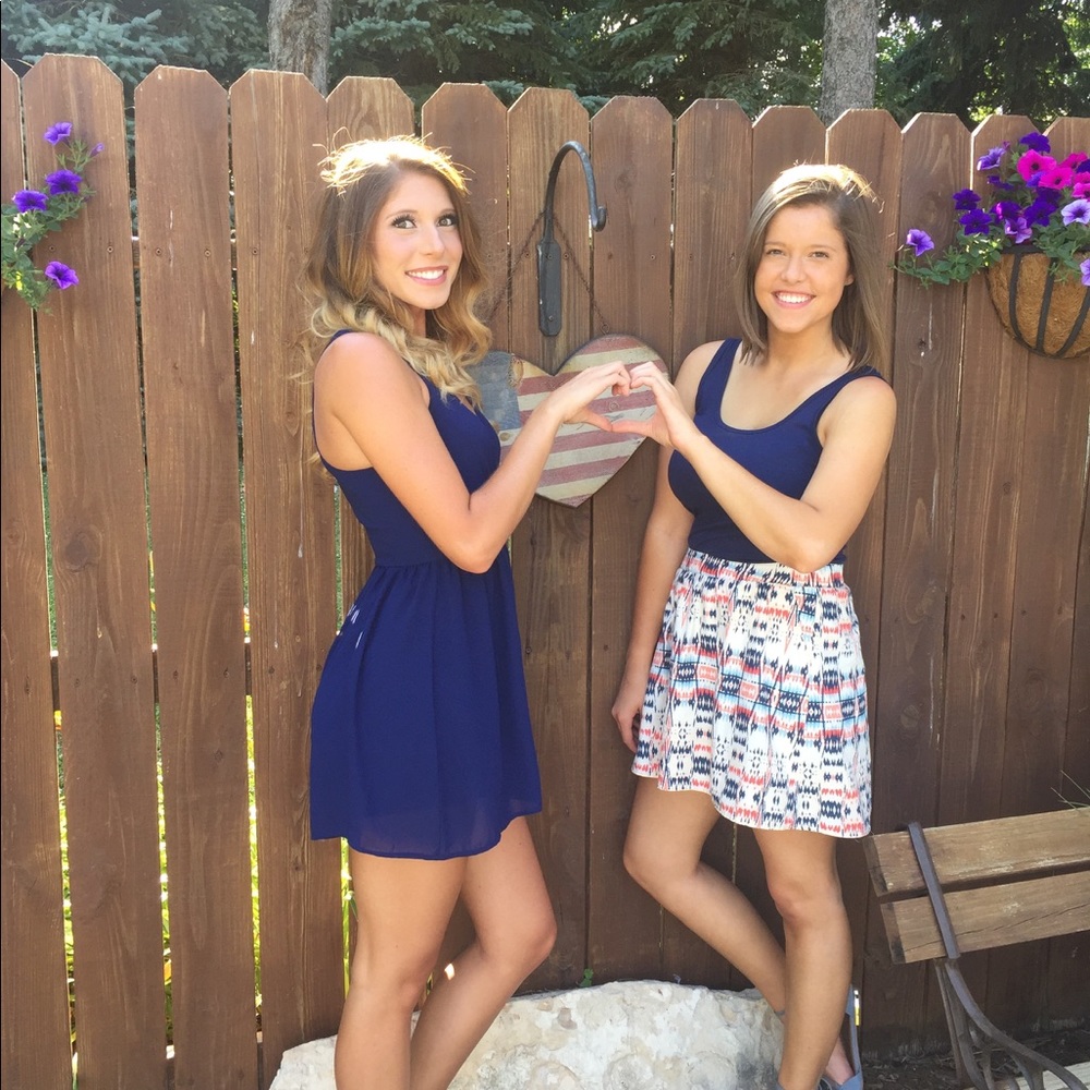 Navy Blue Romper