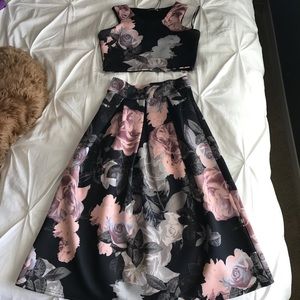 Floral Neoprene Two Piece