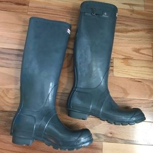 Hunter Rain Boots Matte Grey