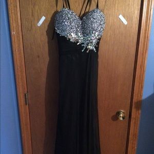 MacDuggal Black Prom Dress