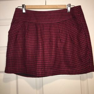 Red Plaid Skirt