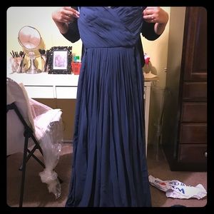 Convertible marine color dress