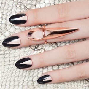 Coming soon- gold finger angle ring