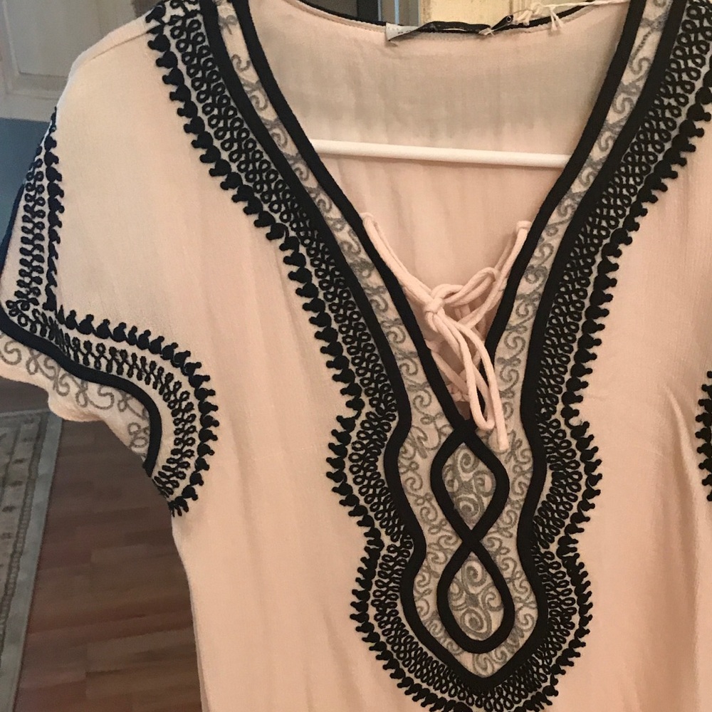 Brand new tie front dress