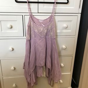 Purple Lace Free People Slip