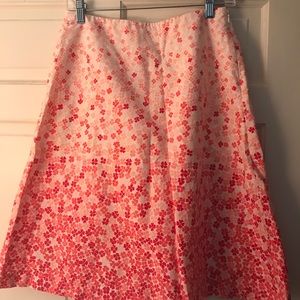 Talbots Pink A-Line Skirt