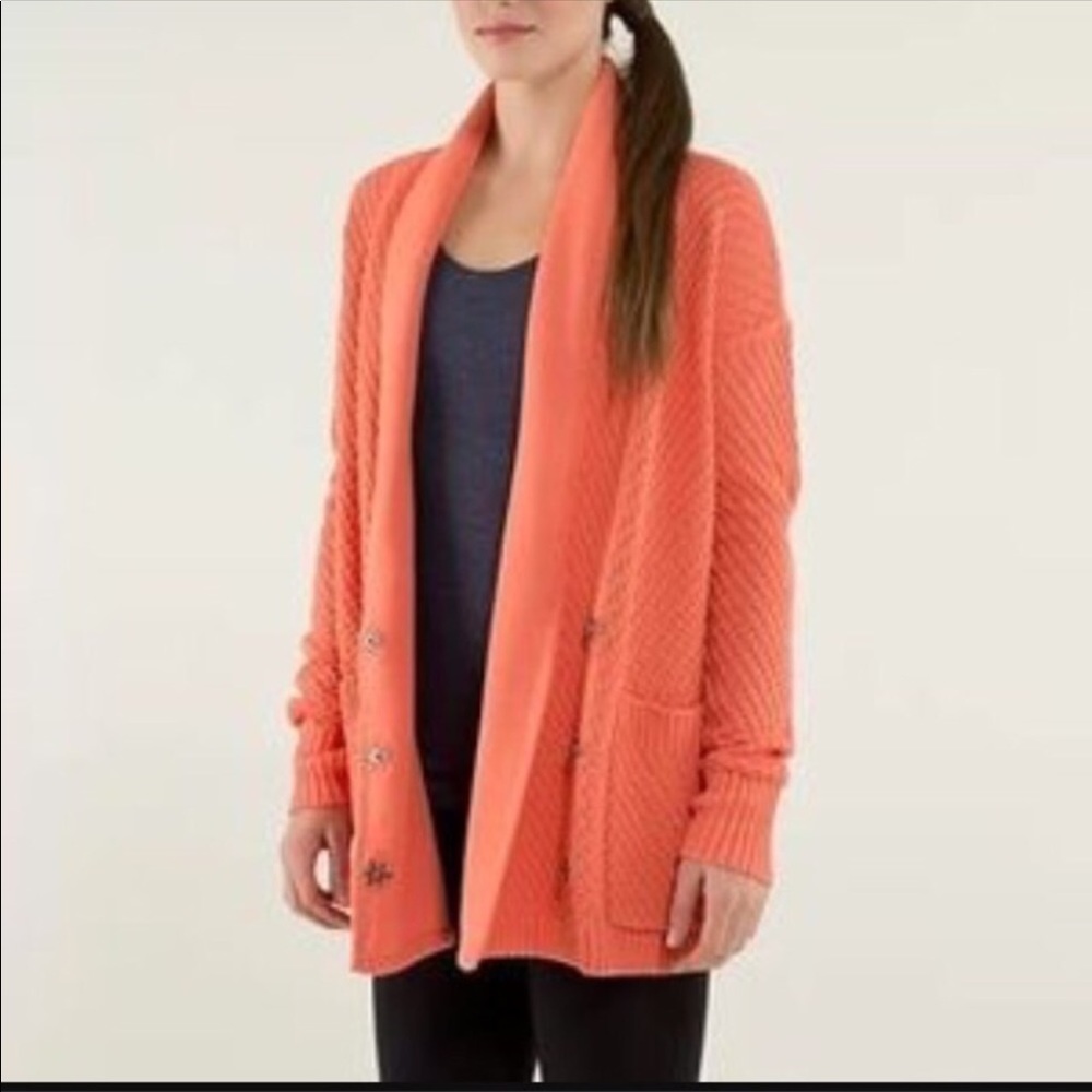 Lululemon Post Practice Cardigan.