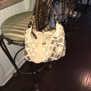 tan coach purse