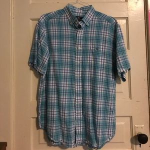 Men's short sleeved button up