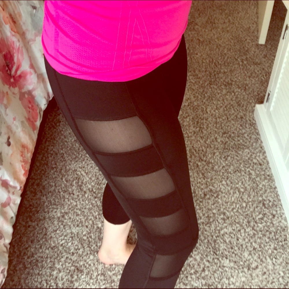 Forever 21 mesh leggings