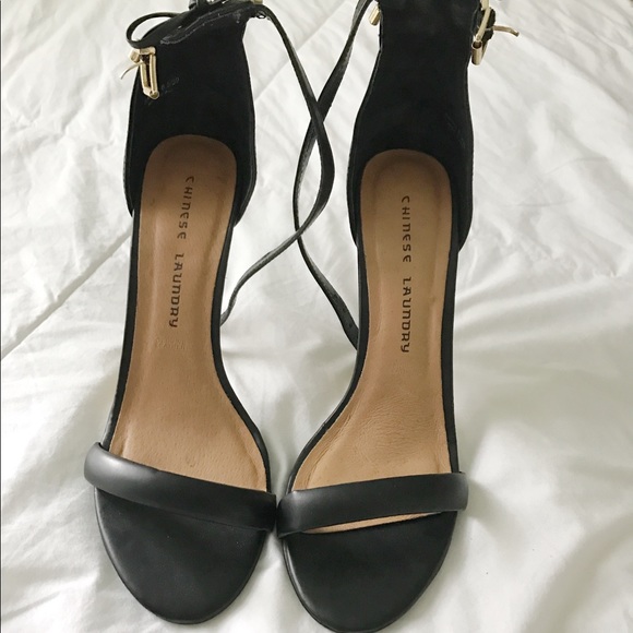 Chinese laundry Black Heels Sz 8.5 - Picture 2 of 4