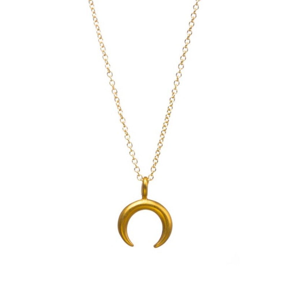 ⭐️BEST SELLER⭐️ Dainty Crescent Moon Necklace Gold