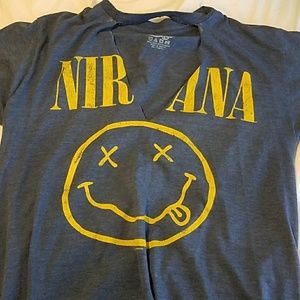 Nirvana cut out tee