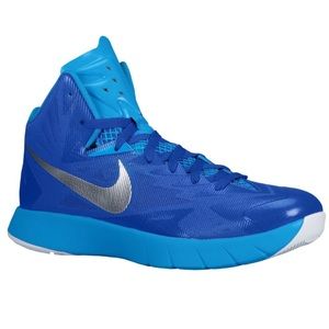 Nike Royal Blue Hyperquickness shoes