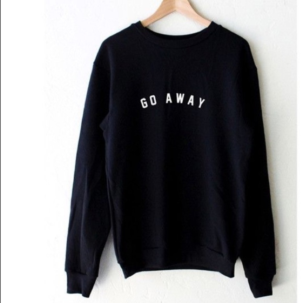 Coming soon- Black graphic slogan sweatshirt