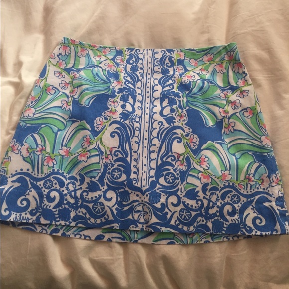 Lilly Pulitzer Dresses & Skirts - bay blue tate skirt