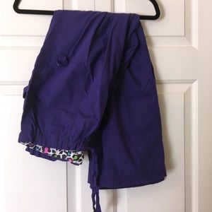 Purple Scrub Bottoms