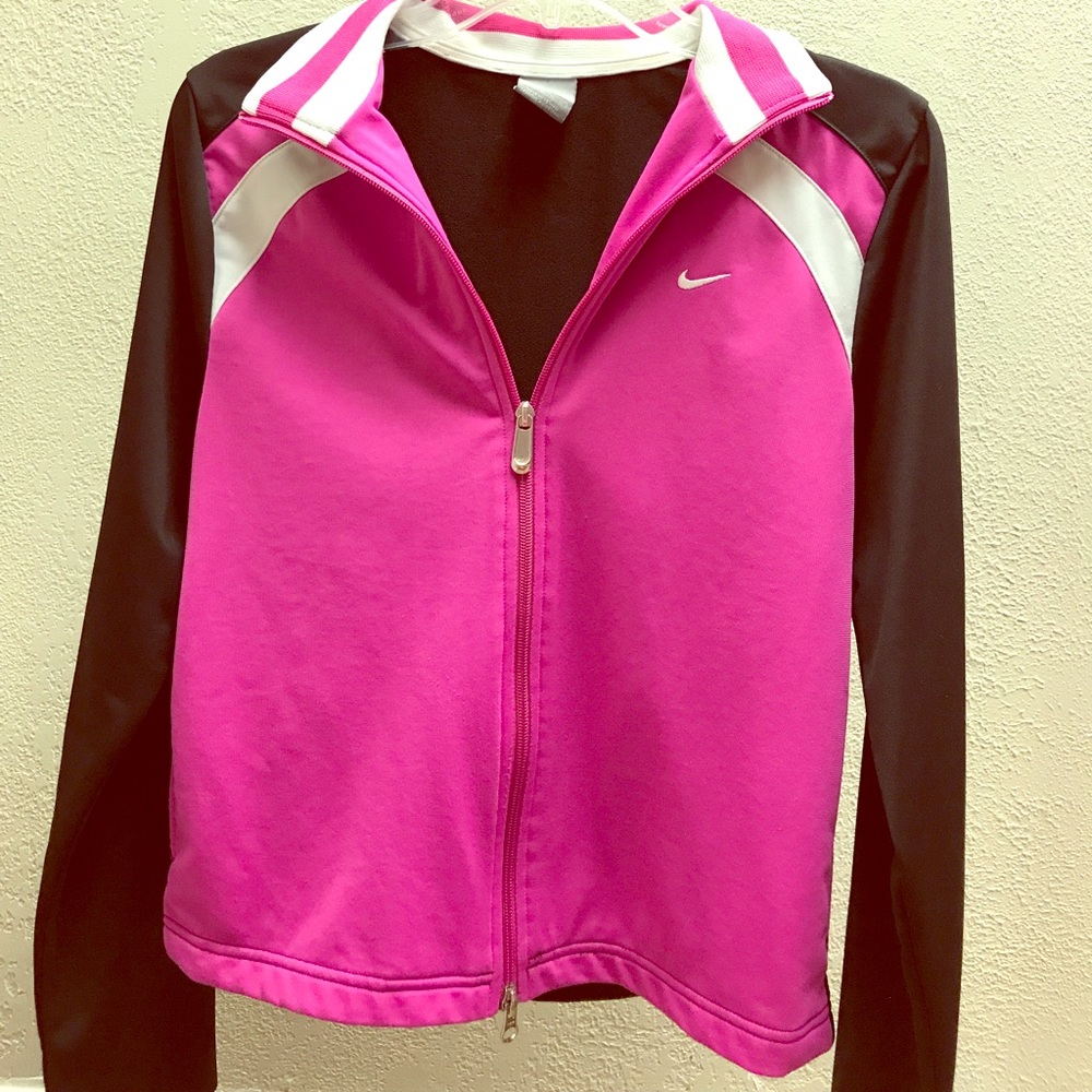 Nike hot pink zip up
