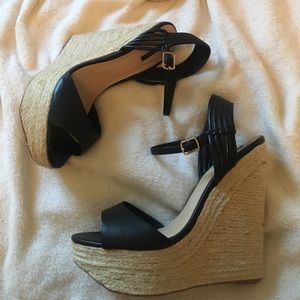 Black and Tan wedges
