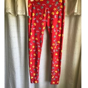 🌿OS MERMAID NAUTICAL BEACH LULAROE LEGGINGS🌿