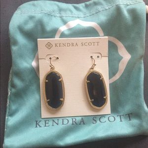 Kendra Scott Navy Blue Elle Earrings