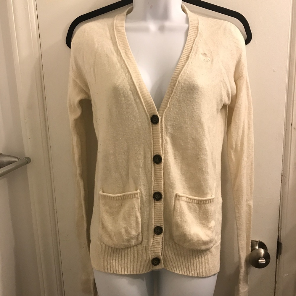 Cream cardigan
