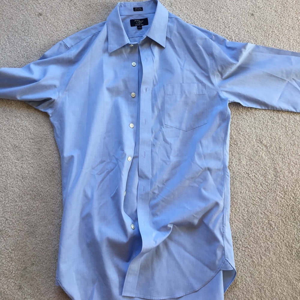 J crew blue Thompson dress shirt 14.5/32-33