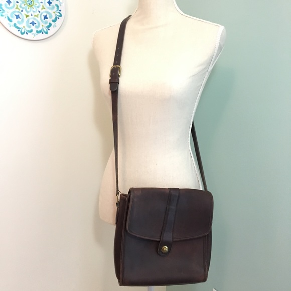 vintage coach leather satchel