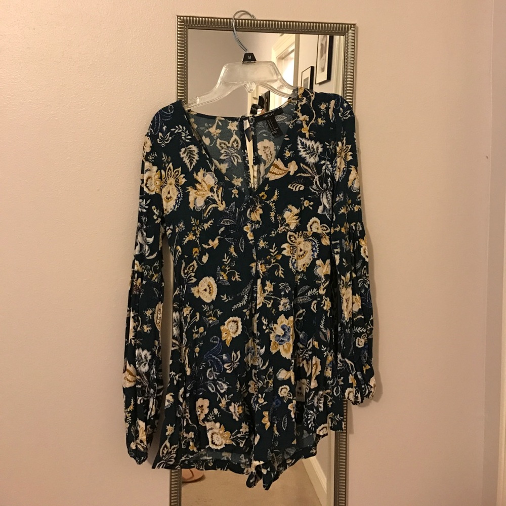 Floral Romper- WORN ONCE IN GREAT CONDITION