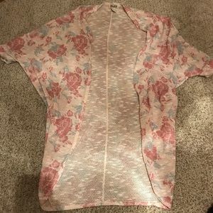 Lovely long Pink Floral cardigan💕