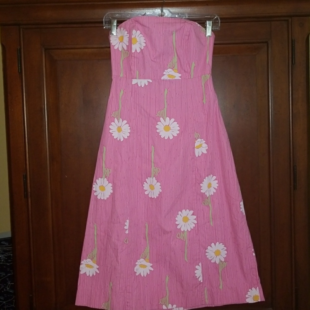 Lilly Pulitzer Pink Daisy Dress