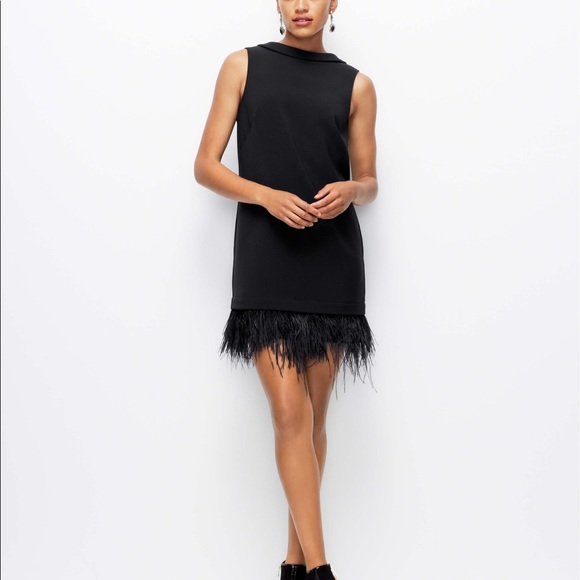 Ann Taylor Dresses & Skirts - Ann Taylor lbd little black dress feather hem