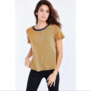 UO Yellow Stripped Tee