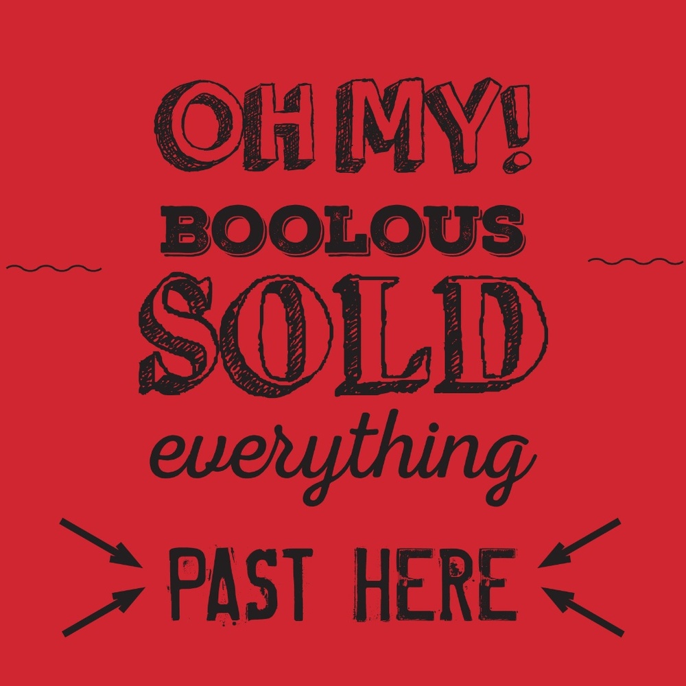 Everything past this point is SOLD!