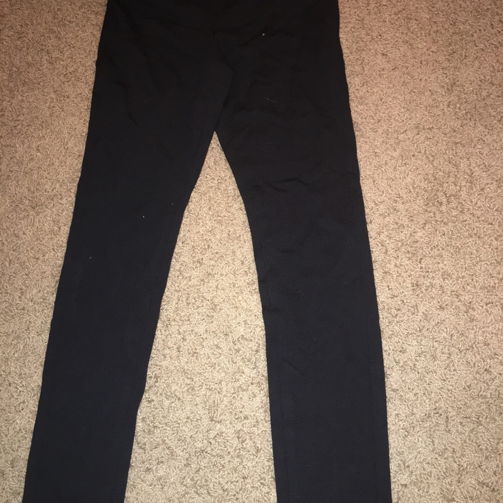 Stretchy dress pants with zipper side pants