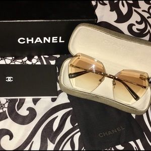 Chanel sunglasses with case