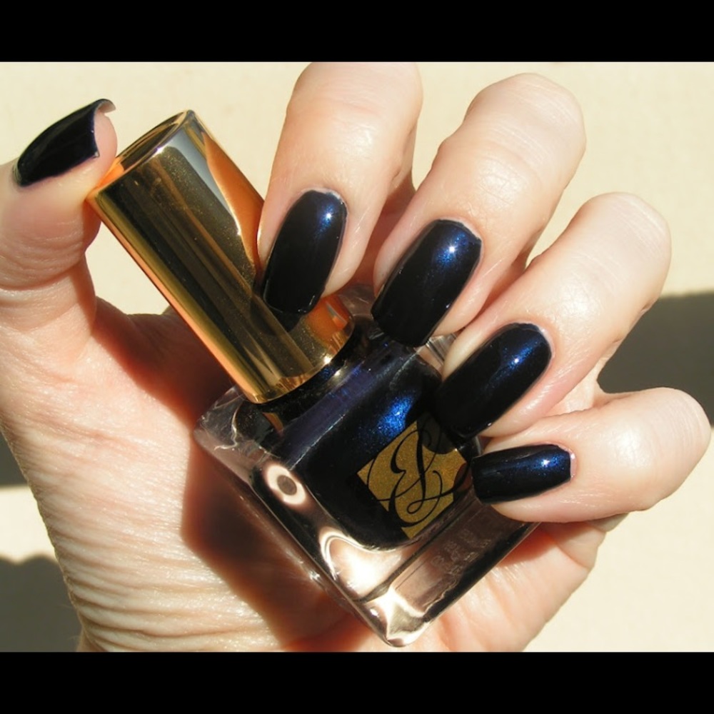 ❌SOLD - Estée Lauder "Blue Blood" Nail Polish