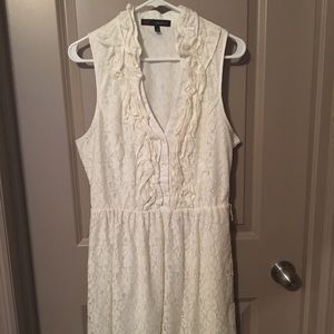 Cream Lace Dress