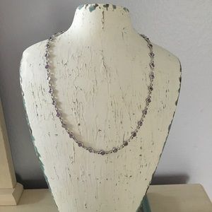 Authentic Sterling Silver & Amethyst necklace
