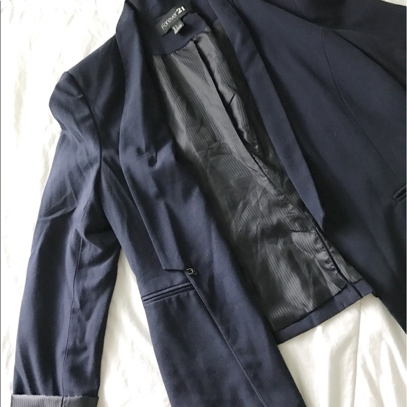 Forever 21 Blue Blazer - Picture 1 of 1