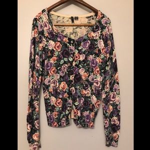 Floral H&M Cardigan