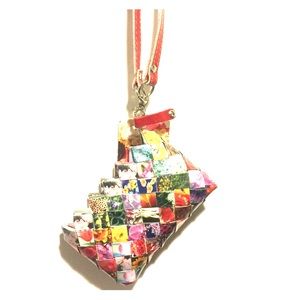 Recycled material change purse