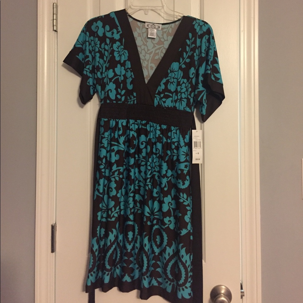 kimono style mini dress